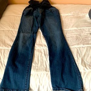Two hearts maternity jeans with belly cover